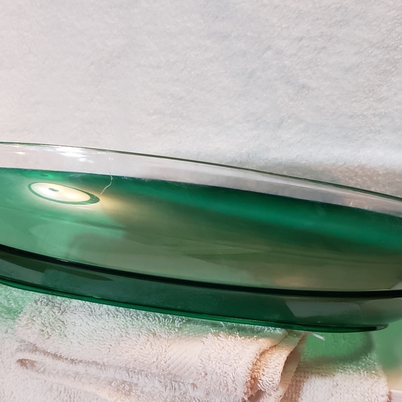 Vintage Tupperware Butterfly Platter Sheerly Elegant Green Acrylic 5375 - Picture 12 of 12